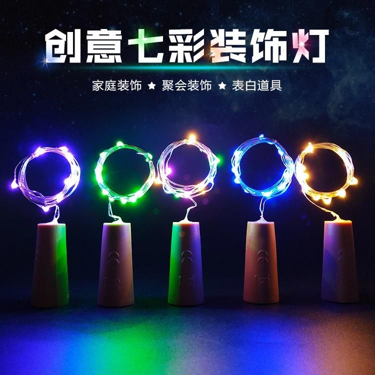 LED String Light for Decoration with Bottle Stopper Wedding Christmas Party