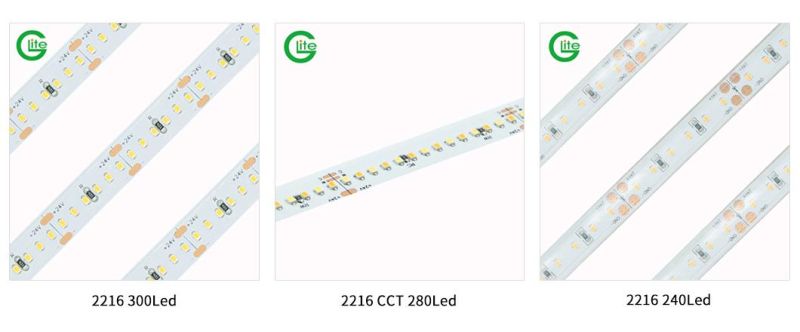 High CRI SMD2216 LED Strip Light 240LEDs/M Epistar Flexible LED Strip