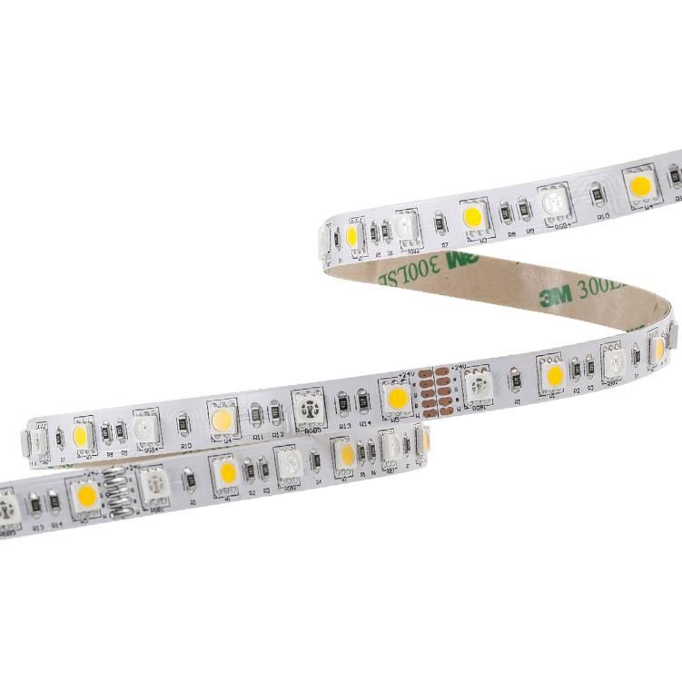 High quality Shallow SMD5050 RGBW LED Strip Light for Decorations 60LED, 60LEDs/m