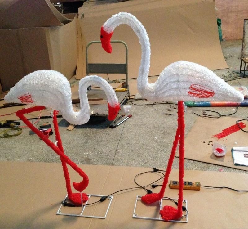 LED Decoration Xmas Lights Garden Decor Flamingo