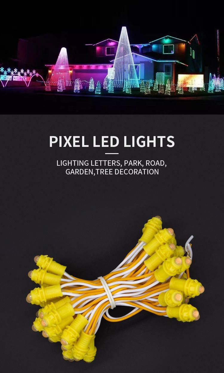 LED Pixel String Light 9mm LED Pixel Lights for Advertisement Signs