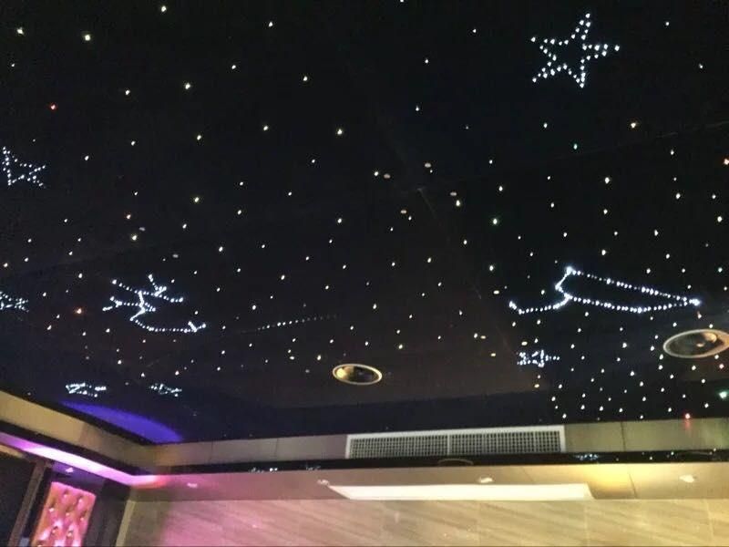 Cheap Polyester Fiber Optic Star Ceiling Panel