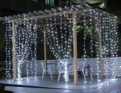 110V 220V Wedding Decoration 3*3m 900LEDs Outdoor Indoor LED Curtain Light