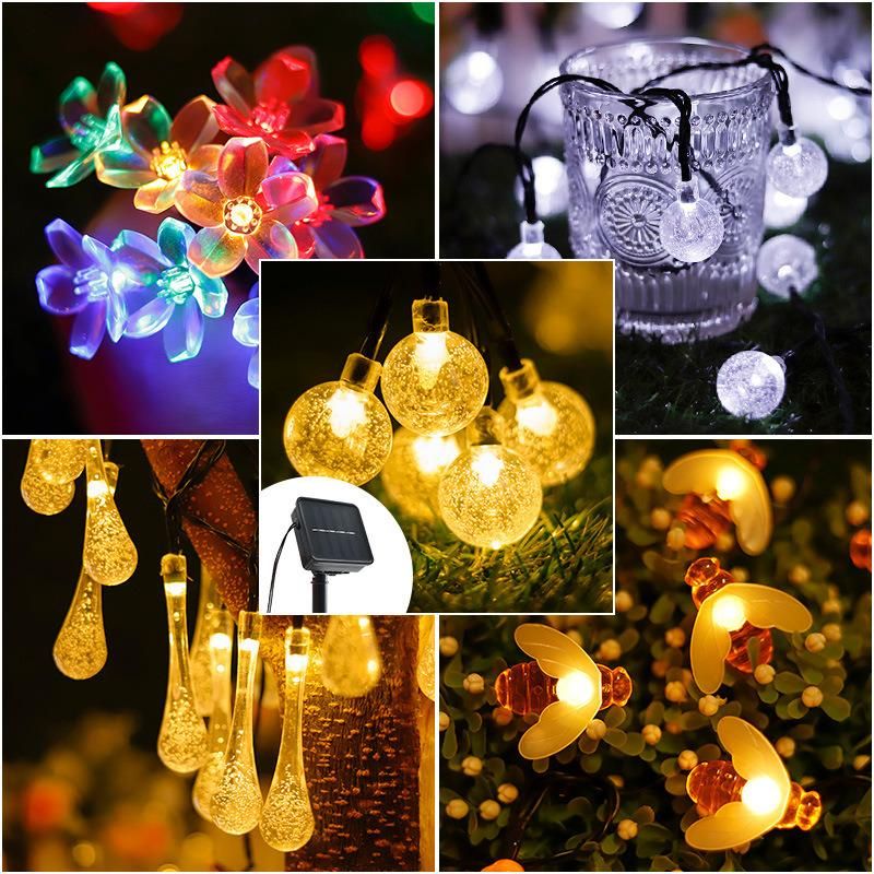 Hot Selling Outdoor Holiday Party Lighting 10m 20m 30m 50m Indoor String PVC Christmas LED Decoration Lights