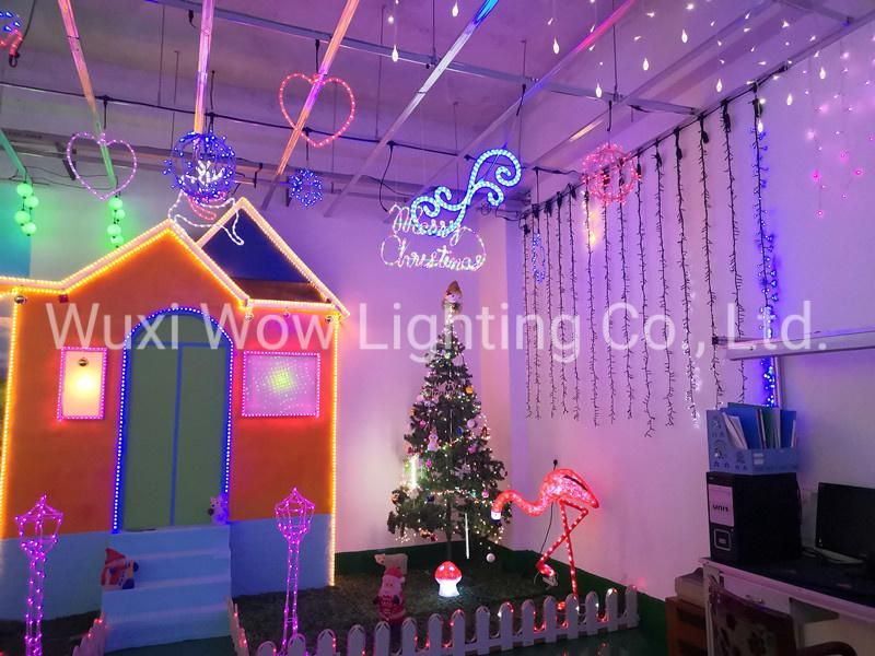 5m 120L 230V LED Christmas Icicle Light /Garland Light with EU Plug for Outdoor Decorating