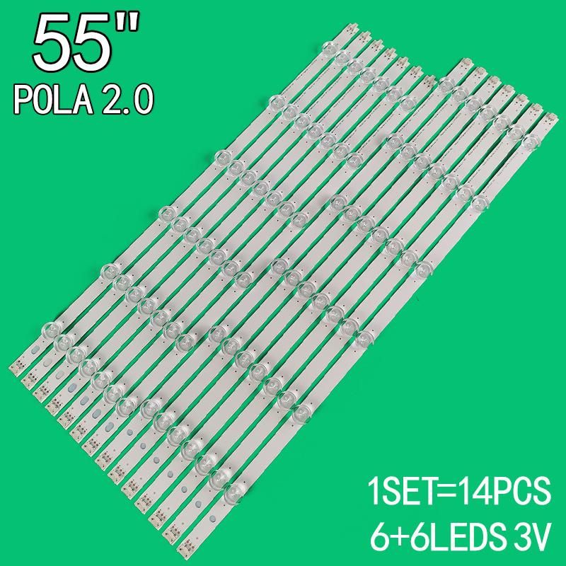 6LED LG 55pola Ledstrip Part Number La62m55t120V12 LED Strips Ln54m550060V12 LED Strips Nc550dun-Saap1 LED Strips