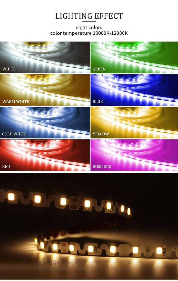 S Shape 5050 LED Strip Addressable RGBW 60 LED S Shape Zigzag LED Strip