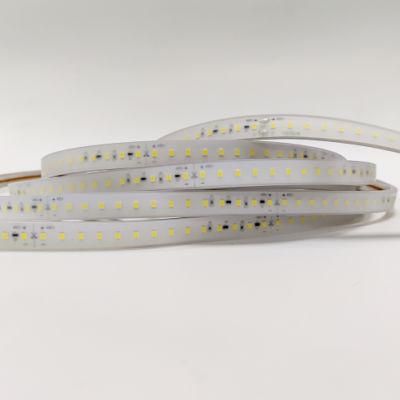 Ultra Brightness 5500K Nature White Custom LED Strip Light IP 67 132 LEDs 12mm 110V Cutting Free Food Grade Silicone Extrusion