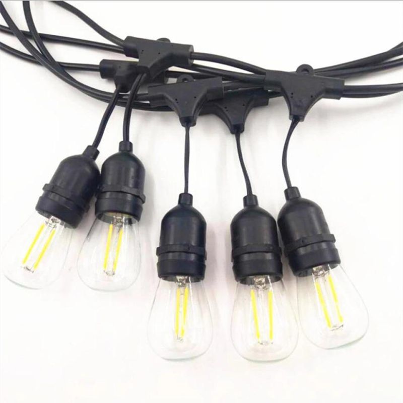 X-Mas Decoration S14 E26/E27 LED String Light for Outdoor