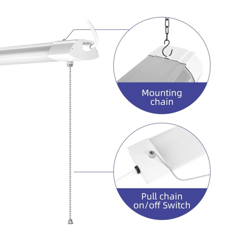 57W 46.5 Inch Aluminum LED Linear Shop Light