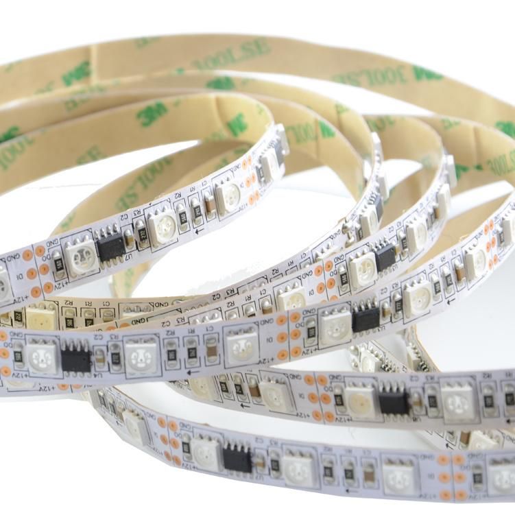 12V Digital Addressable RGB LED Strip Ws2811 60leds/M