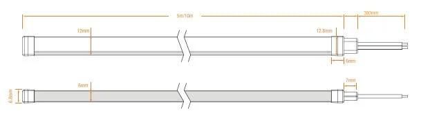 IP67 6*12mm Constant Current Silicon LED Neon Strip Light