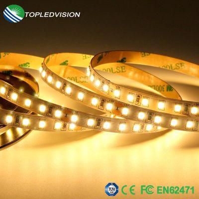 High Brightness SMD2835 120LEDs/M 16W/M White Flexible Light LED Strip