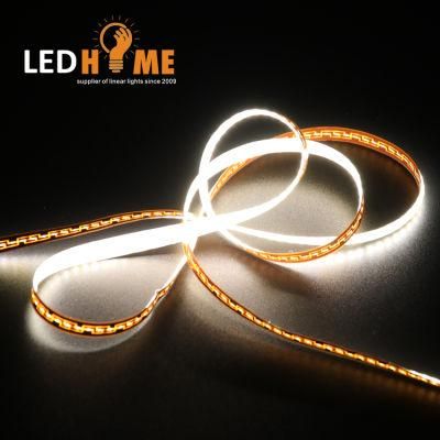 180 Degree Beam Angle COB LED Strip Flexible Light / Dots-Free LED Rope Lighting