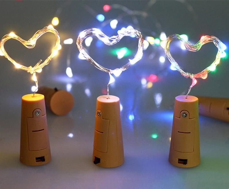 2m LED Garland Copper Wire Bottle Corker Decoration Light