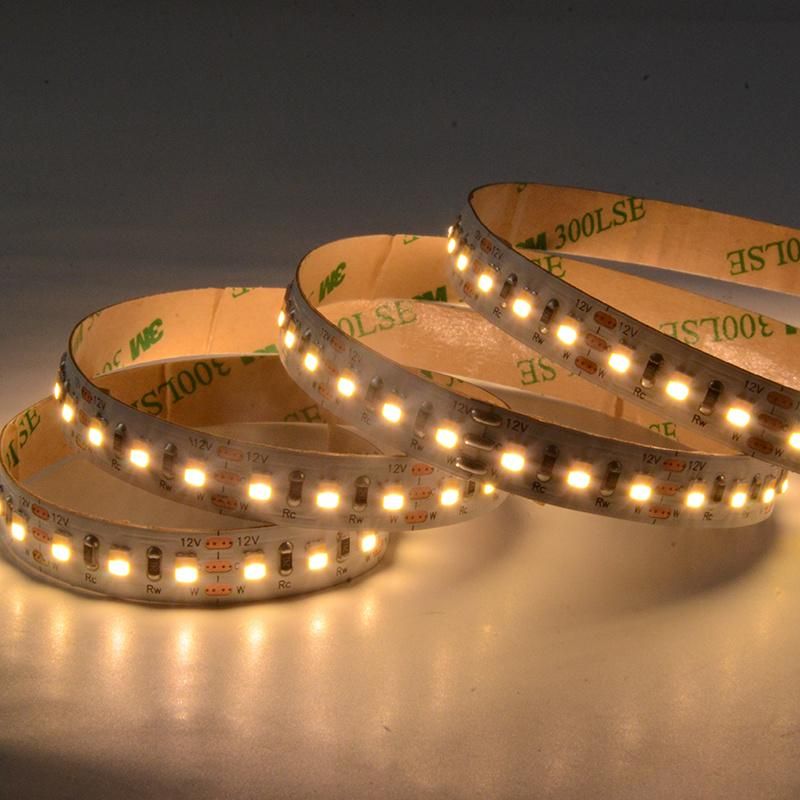 Hot selling 3014 140LEDs DC24V, CCT LED strips.