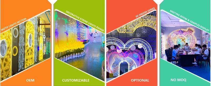 2022 Newest Mesh Style IP46 Indoor and Outdoor White Flash LED Net Tree Lights with Transparent Cable