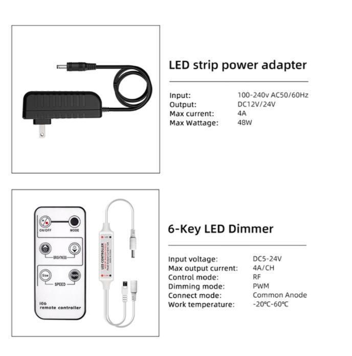 DC24V 12V Warm White Flexible LED COB Light Strip