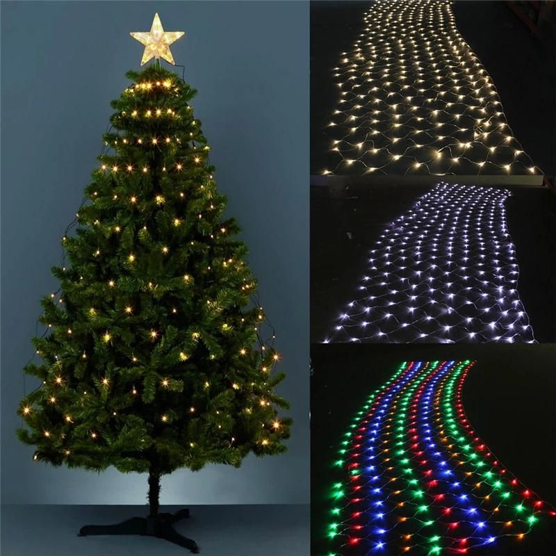 IP65 LED Net Fairy Lights 200 LED Mesh String Decorative Lights