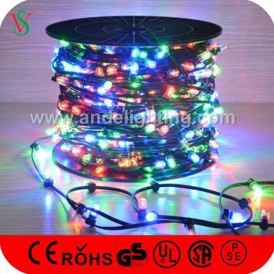 DC12V Low Voltage 100m 1000LEDs Christmas Clip Lights for Tree Decoration