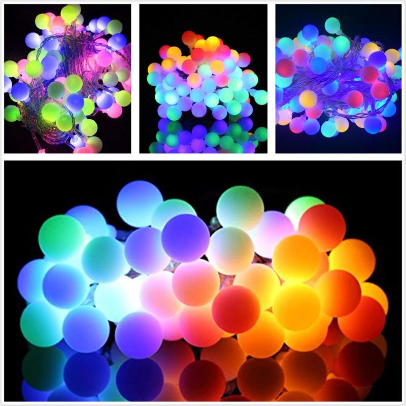 Multi-Color Ball String Lighting LED Chain Festival Decoration LED Holiday String Lights