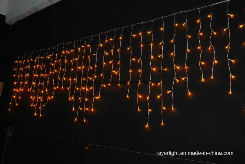 Customized Length LED Icicle String Lights for Christmas Decoration