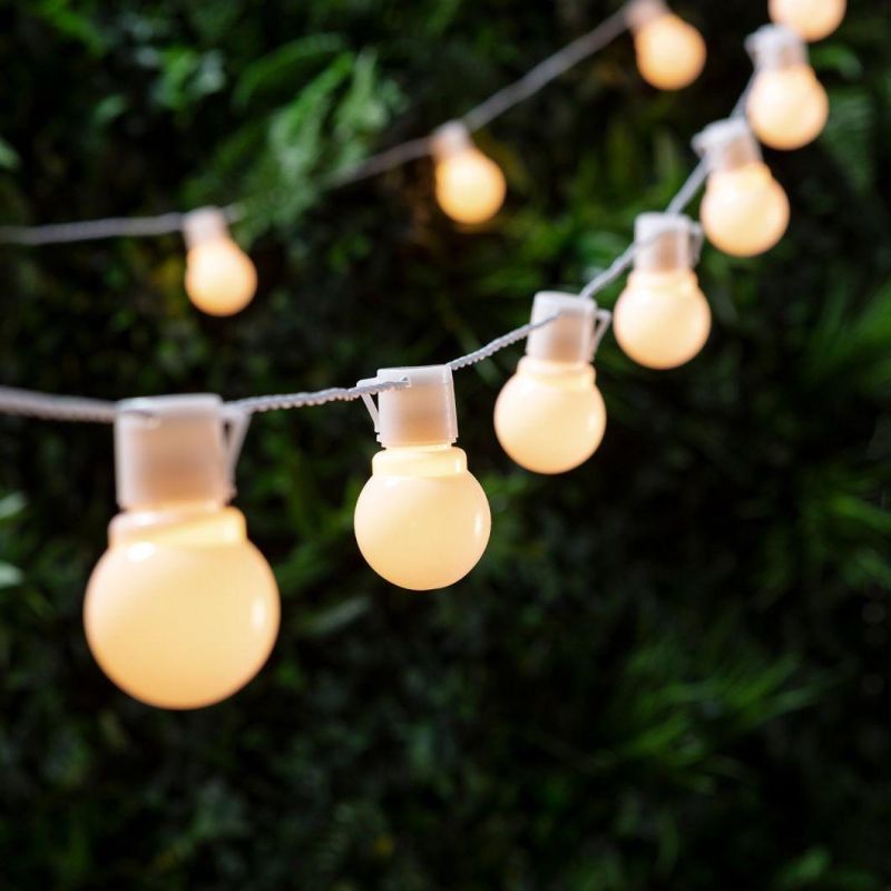 30 Warm White LED Festoon Party Lights for Indoor Outdoor Use