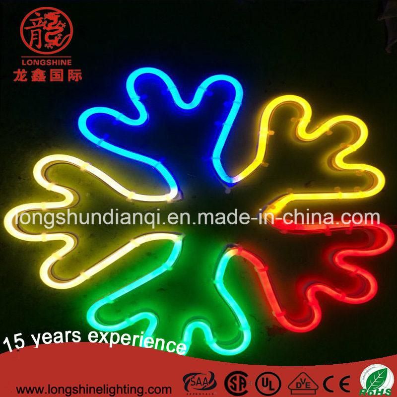 LED Christmas Snowflake Motif Sign Light Flamingo Letter