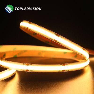 High Lumen 2700K 3000K 4000K 6000K COB LED Strip Dots Free