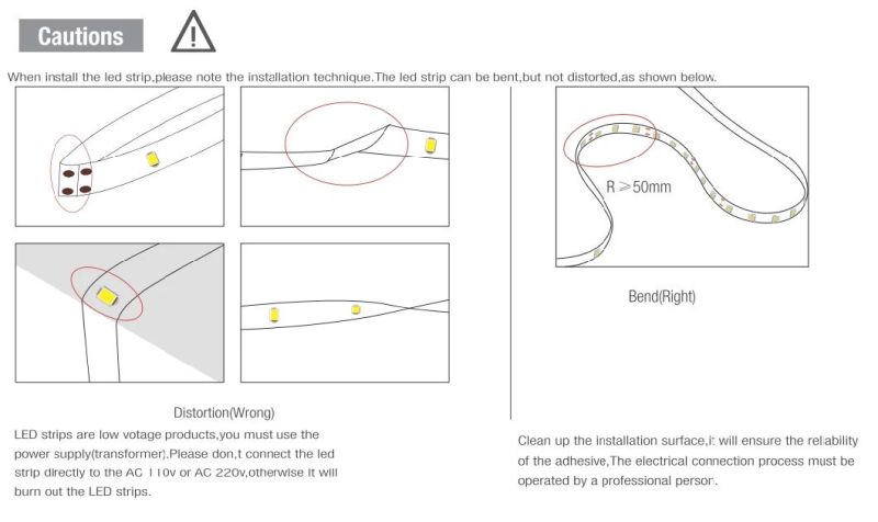 Super Length Constant Current Cc24V IC-Built-in LED Strip Light Without Resistors