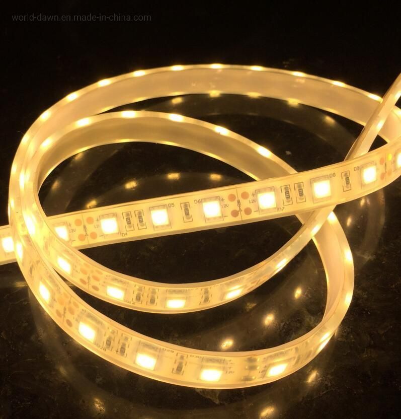 12V/24V SMD LED IP68 Underwater Silica Gel Extrusion Strip Light