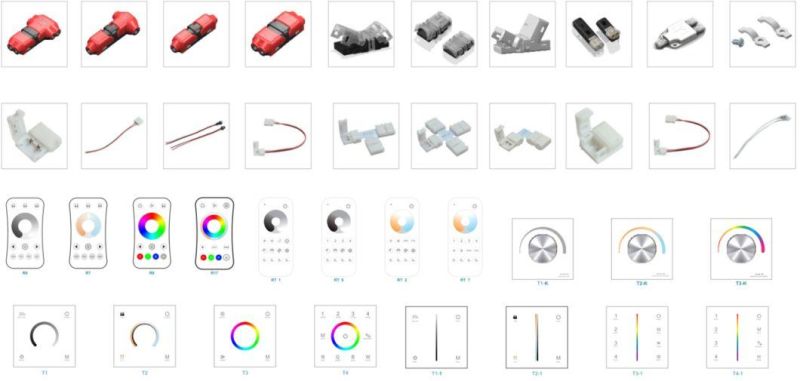 SMD2835 128 LEDs/M IC-Built-in LED Light Strip for LED Linear Light