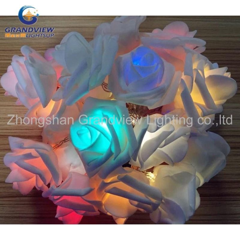 Outdoor Wedding Decoration LED Rose Flower Light