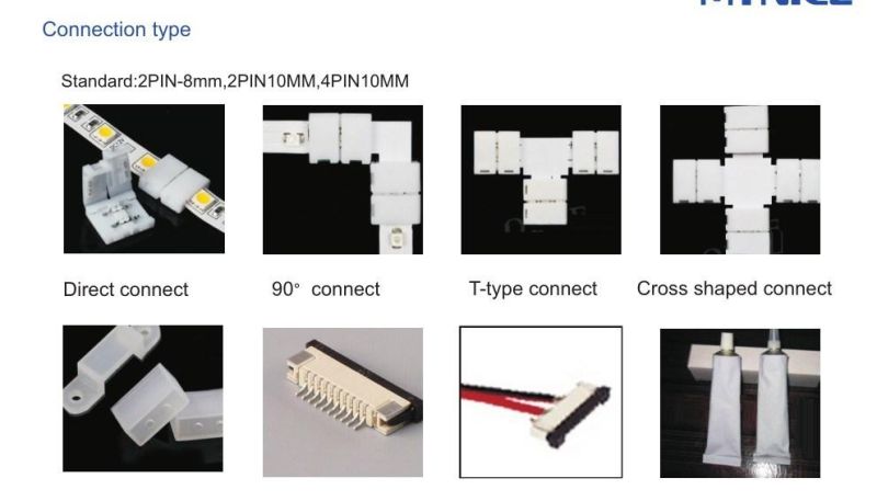 7.2W 10mm Width 25mm Cut SMD3014 LED Flexible Tape Strip