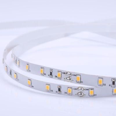 180degree Beam Angle White Flexible LED COB Strip LED Light with High CRI &gt; 85