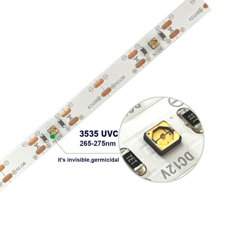 Ultraviolet Light UV265 UV275 UVC UV LED Strip Light