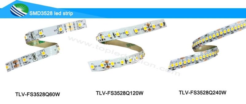 Flexible Decorative Light SMD3528 LED Strip with Ce, TUV, IEC/En62471