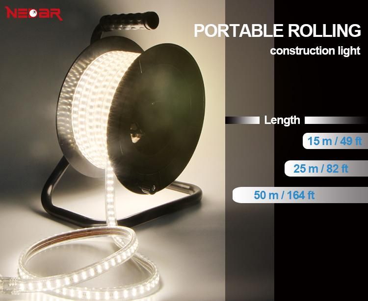 Portable LED Strip Drum for Work Site Construction Site Safety Light Access Light Erientation Light