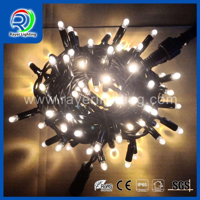 LED String Light LED Rubber Cable Waterproof Outdoor Holiday Lights