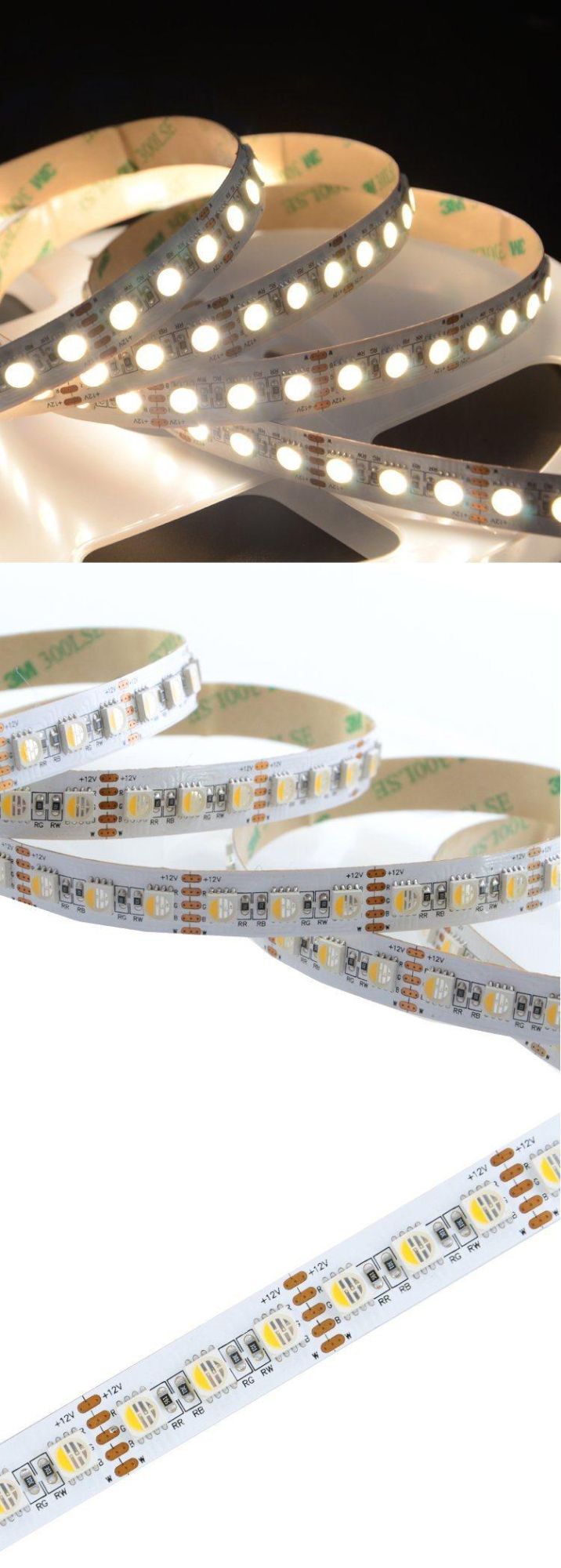 SMD5050 96LEDs/m 4in1 RGBW 12V 12mm  led strip color