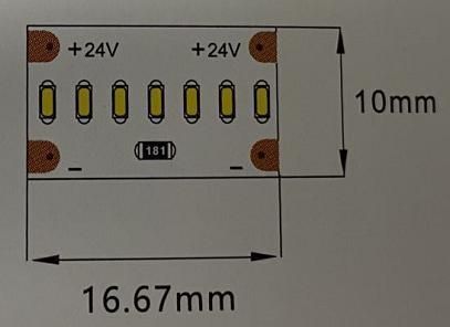 Energy Saving Simple Wholesales SMD LED Bar Light 2210 420LEDs/M DC24V with CE/UL/RoHS Certificate