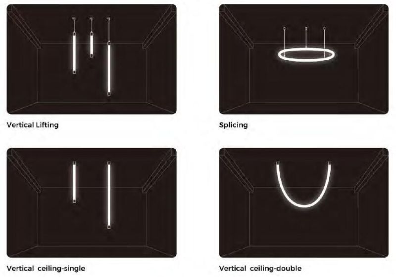 CE / RoHS / UL Dia 23mm 24V DC Low Voltage 360 Degree Emitting Silicone Round LED Rope Light