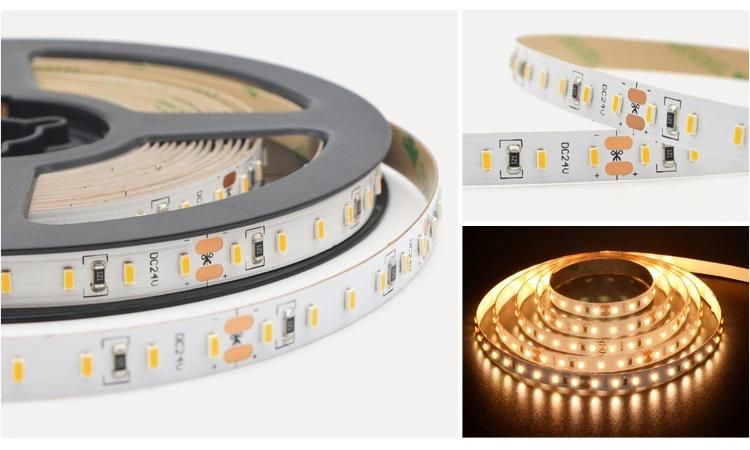 CRI90 DC24V LED Strip Light 240LEDs/M Epistar SMD2216 Flexible LED Strip