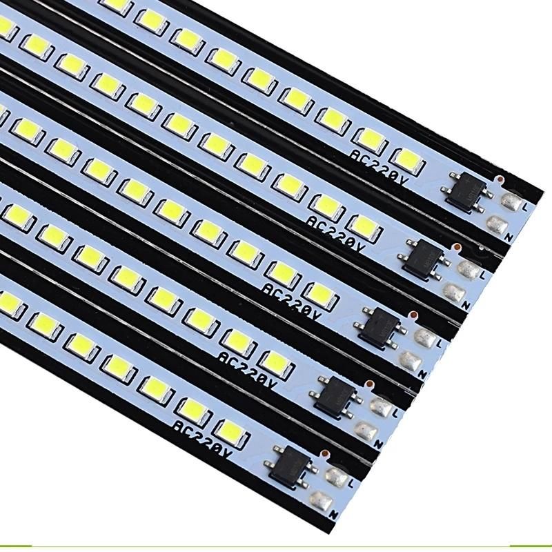 LED Rigid Bar Lights 220V Rigid Strip Lights 2835 SMD White/Warm White LED Cabinet Light