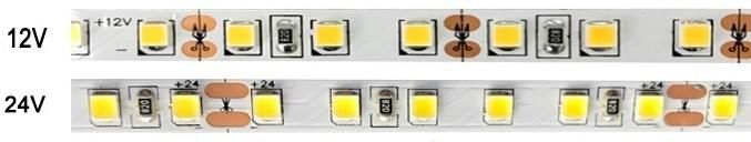 White 120LEDs 16W/M SMD2835 LED Strip Light in Cabinets Showcase