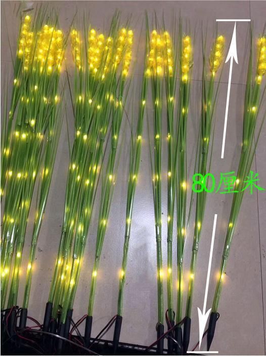 2018 Wholesale Outdoor Natural LED Wheat Light for Garden Decoration Landscape Lights