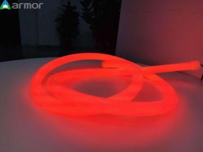 Newest IP65 Waterproof 360 Degrees RGB LED Neon Flexible Strip Light with Low MOQ