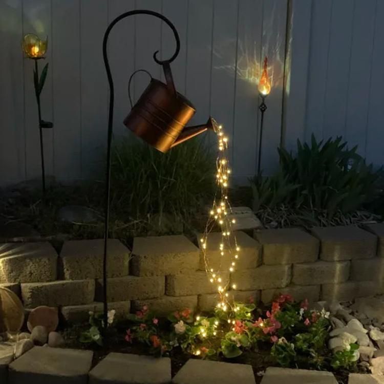 Shower Can LED String Light Fairy Night Light for Yard Garden Lamp Lights