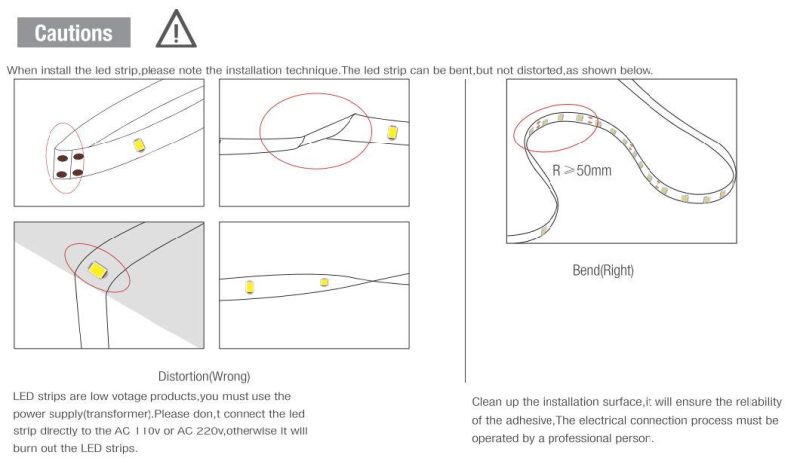   SMD2835 120 LEDs/M IC-Built-in LED Light Strip for Decorative LED Lighting