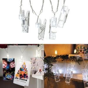 USB 2.5m 10LED Clear Clip String Light Decoration Clip Light